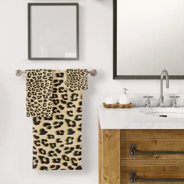 Animal Print Bath Towels