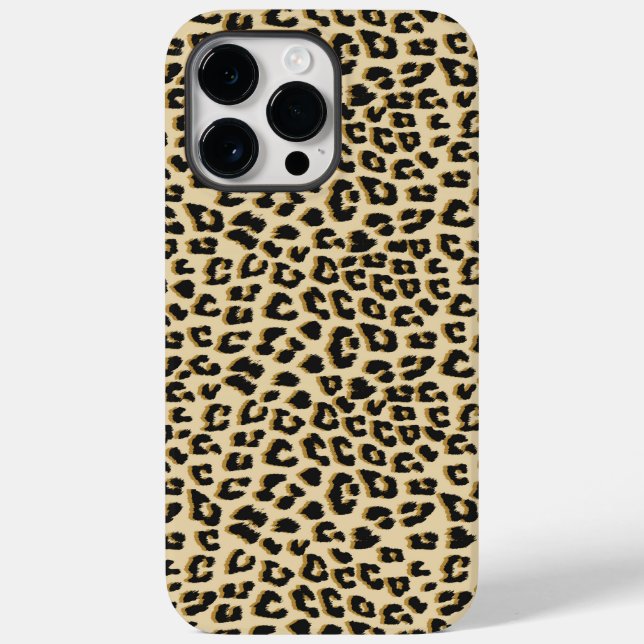 Wild Elegance Leopard Print Case-Mate iPhone Case (Back)