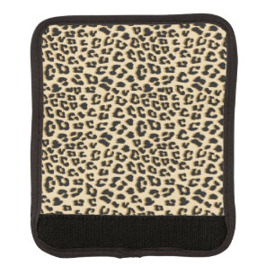 Wild Elegance Leopard Print Luggage Handle Wrap