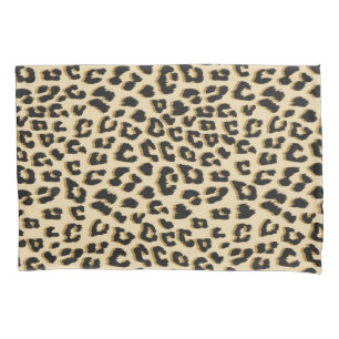 Wild Elegance Leopard Print Pillow Case