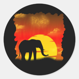Wild Elephant Sticker
