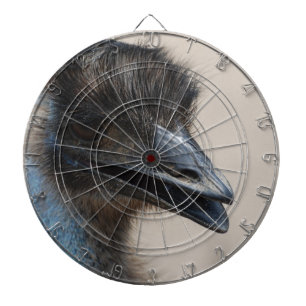 Wild Emu Dartboard With Darts