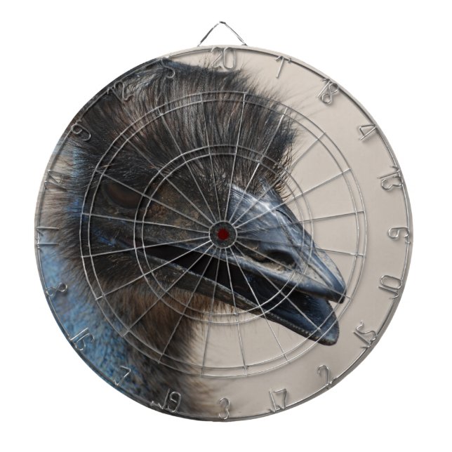 Wild Emu Dartboard With Darts (Front)