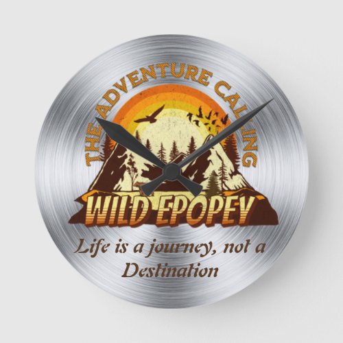 WILD EPOPEY The Adventure Calling Round Clock