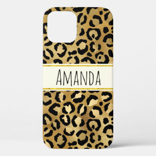 Wild & Exotic Leopard Print Pattern iPhone 12 Case