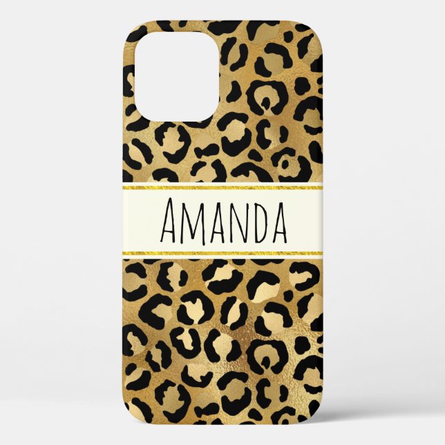 Wild & Exotic Leopard Print Pattern Case-Mate iPhone Case (Back)