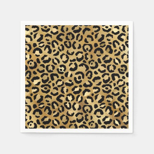Wild  Exotic Leopard Print Pattern Napkins