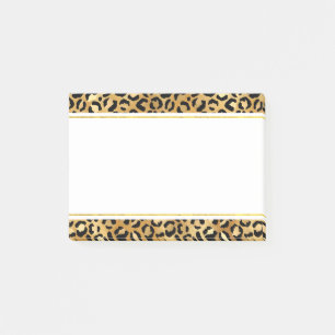 Wild & Exotic Leopard Print Pattern Post-it Notes