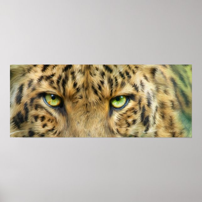 Wild Eyes - Leopard Fine Art Poster/Print Poster (Front)