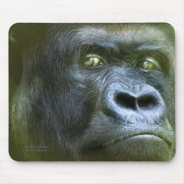 Wild Eyes - Silverback Mousepad (Front)