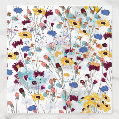 Wild Field Flower Envelope Liner