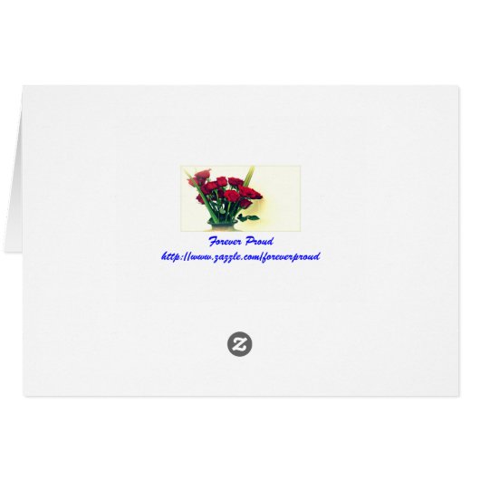 Wild Field Grass - Violet Blossom Greeting Card (Back Horizontal)
