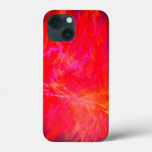 Wild Fire - Abstract Textures In Shades Of Red iPhone 13 Mini Case