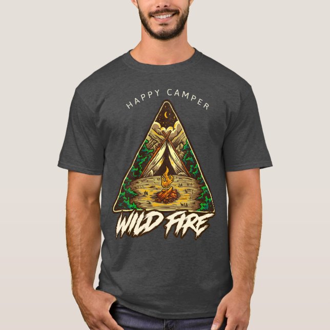 Wild Fire Campriangle boy T-Shirt (Front)