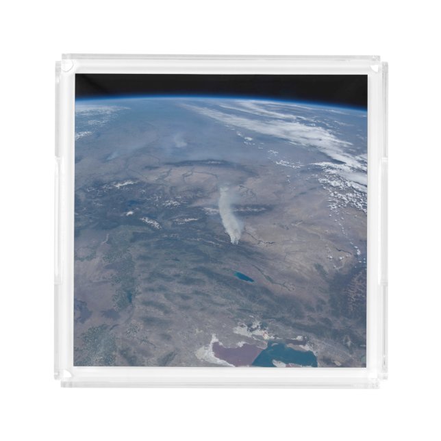 Wild Fires In The Western And Southwestern Us. Acrylic Tray (Front)