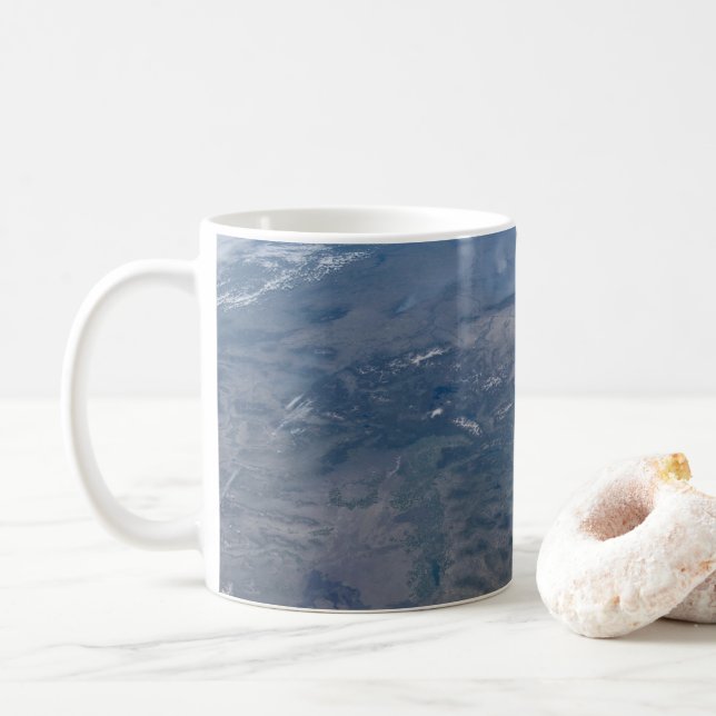Wild Fires In The Western And Southwestern Us. Coffee Mug (With Donut)