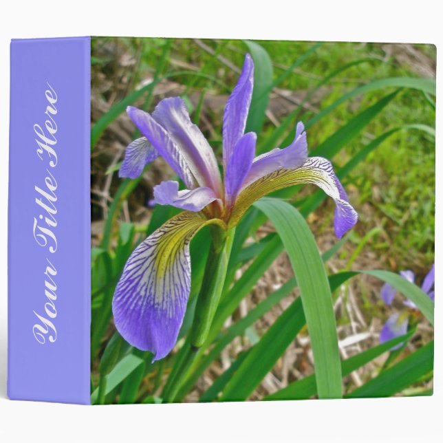 Wild Flag (Iris) Binder (Front/Spine)