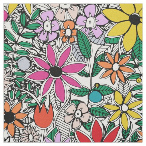 wild fleur fabric