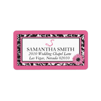 Wild Flower Address Label