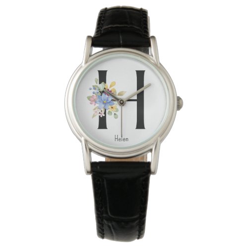 Wild Flower Alphabet H Watch