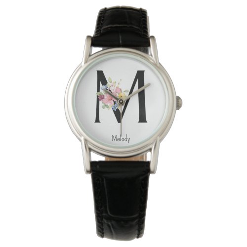 Wild Flower Alphabet M Watch