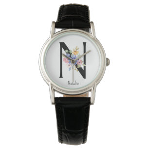 Wild Flower Alphabet N Watch