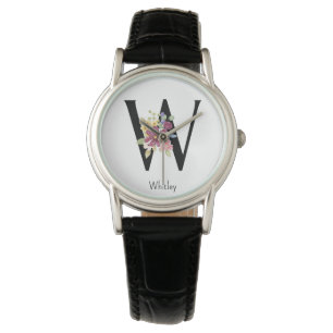 Wild Flower Alphabet W Watch