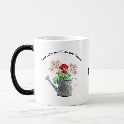 Wild flower blooming magic mug
