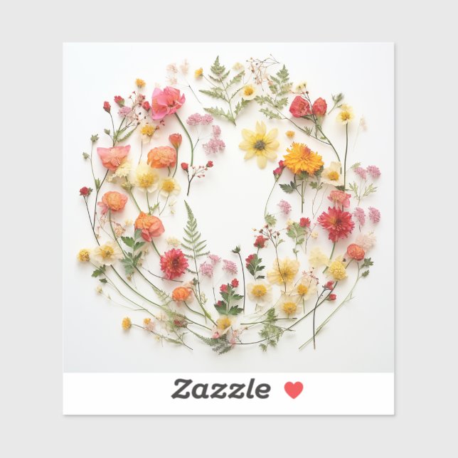 Wild Flower Forage Arrangement Sticker (Sheet)