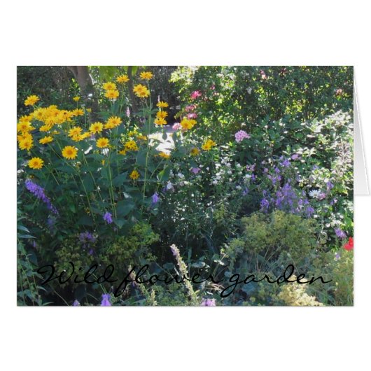 Wild flower garden cards (Front Horizontal)