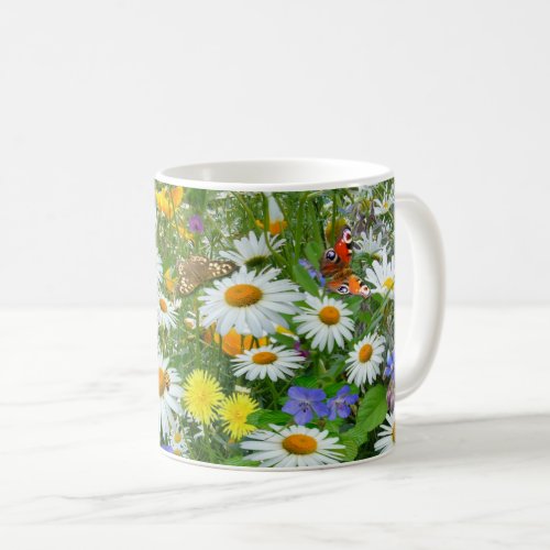 Wild Flower Meadow Coffee Mug