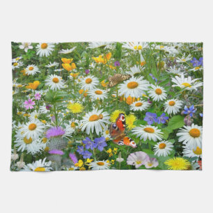 Wild Flower Meadow Kitchen Towel