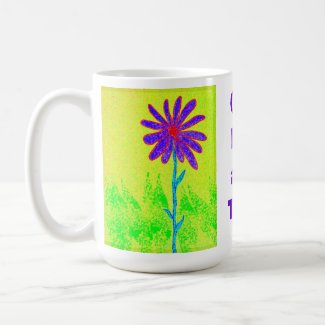 Wild Flower  One Day at a Time mug