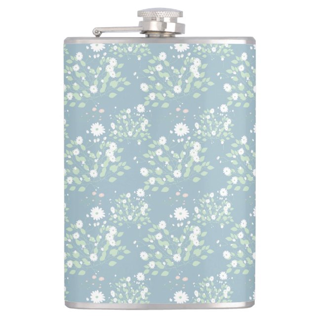 Wild flower pattern flask (Front)