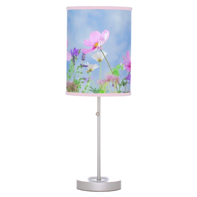 Wild Flower Power Table Lamp (Front)