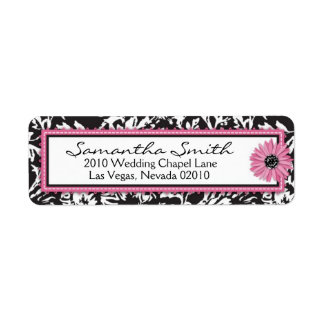 Wild Flower Return Label