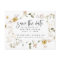Wild Flower Save the Date Flyer