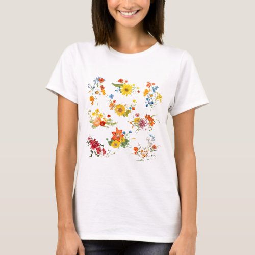 wild flower t_shirt