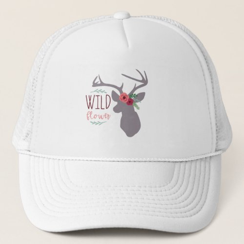 Wild Flower Trucker Hat