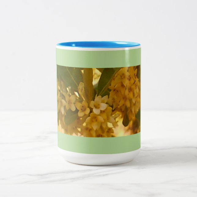 Wild Flower Two-Tone Coffee Mug (Center)