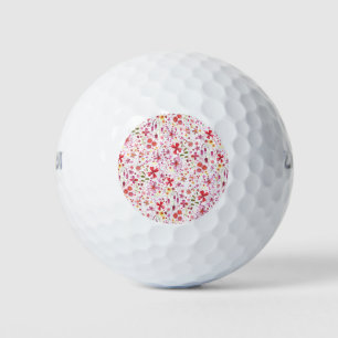 Wild Flower Watercolor Golf Balls