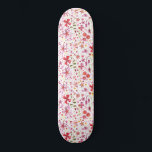 Wild Flower Watercolor Skateboard<br><div class="desc">Bright and happy watercolor wildflower and leaves painting of a wildly overgrown garden. Perfect for gardeners,  nature lovers and florists.</div>
