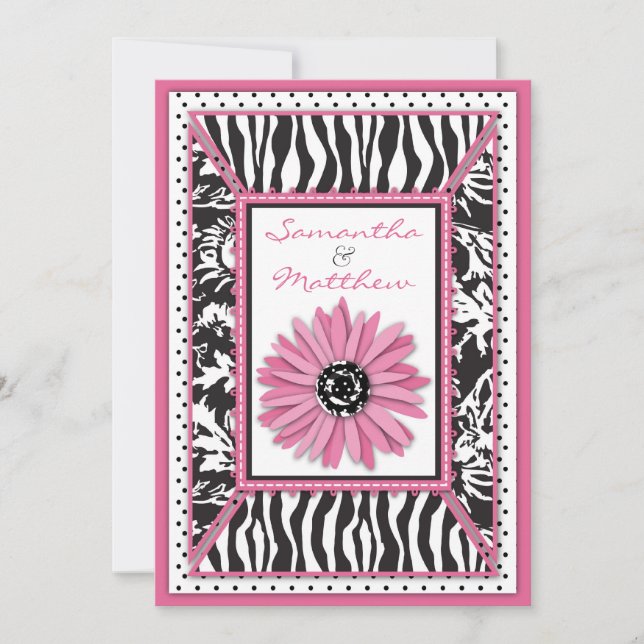 Wild Flower Wedding Invite (Front)