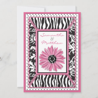 Wild Flower Wedding Invite