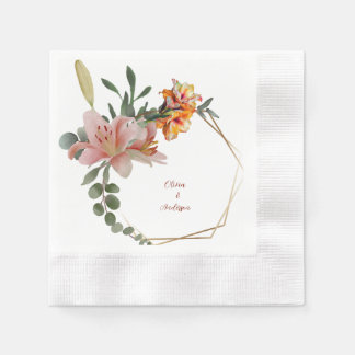 Wild Flower Wreath Napkins