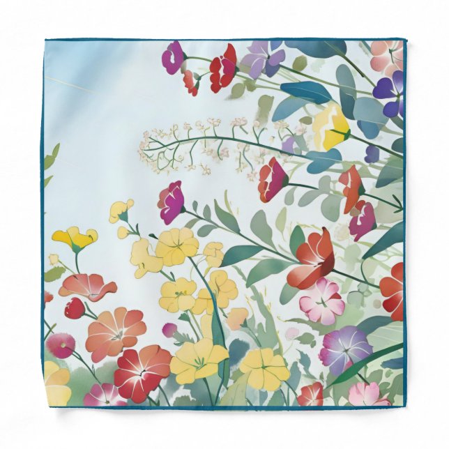 Wild Flowers Bandana (Front)