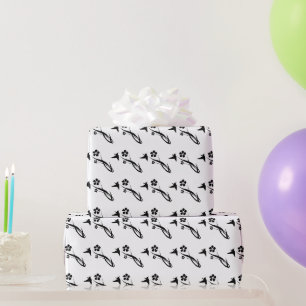  Wild Flowers Botanical Classic Simple Hummingbird Wrapping Paper