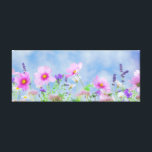 Wild flowers canvas print<br><div class="desc">Pretty wild flowers on a sunny day</div>