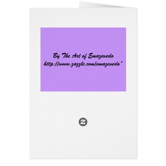 Wild flowers Card (Back)