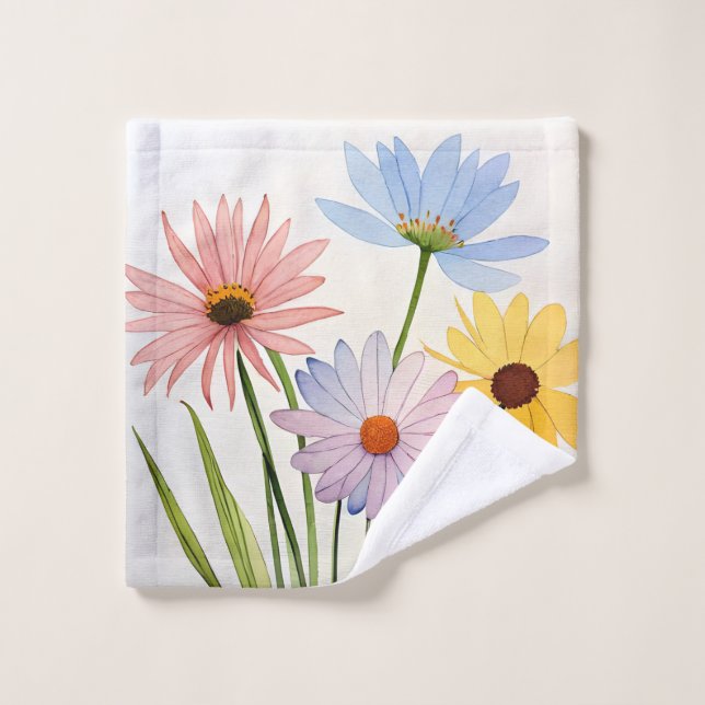 Wild Flowers Caress  Wash Cloth (Wash Cloth)